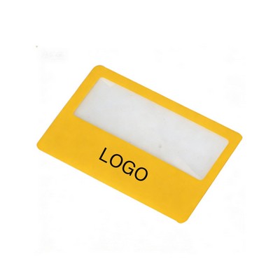 Ultra-Thin Bookmark, Eco-Friendly Pvc Business Card Magnifying Glass