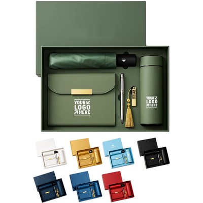 Luxury Gold Clasp Multi-Piece Business Gift Set