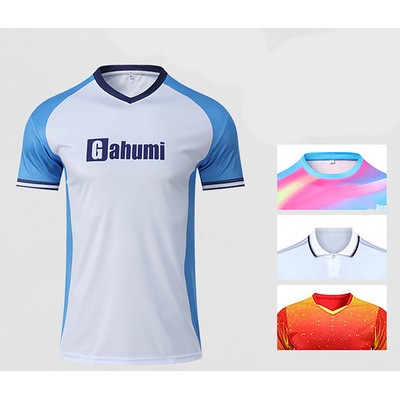 Custom Performance Personalized T Shirt Soccer Jersey (Full Color Dye Sublimated)