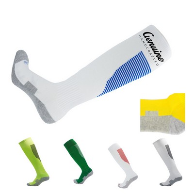 Stripe Knee High Athletic Crew Sock