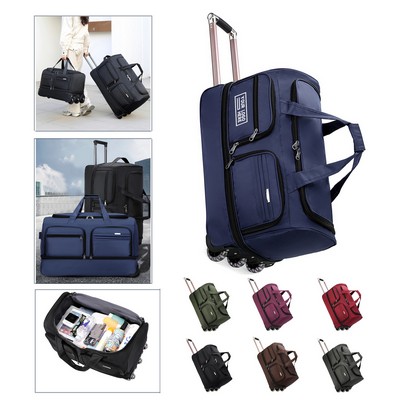 Large Rolling Duffel Bag With Wheels And Handle