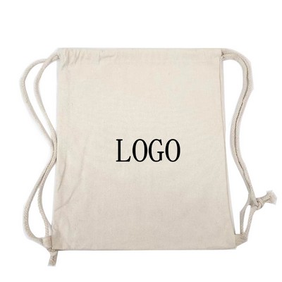 5oz Cotton Pouch with Drawstring