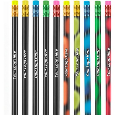 Black Base Temperature Changing Wooden Pencils Fun Creative Writing Pencils
