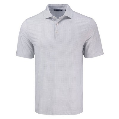 Cutter and Buck Pike Eco Diamond Dot Print Recycled Polo Men's Big and Tall