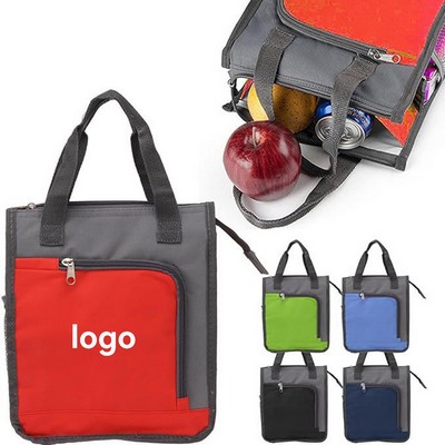 Insulated Oxford Polyester Six Can Cooler Tote Bag