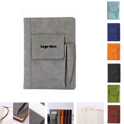 MOQ25 A5 PU Leather Journal Notebook