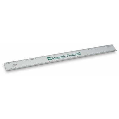 12" Non-Slip Straight Edge Aluminum Ruler