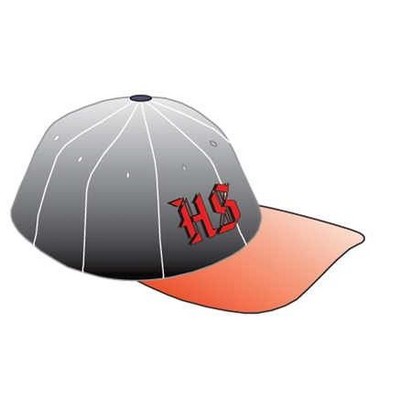 Baseball Cap Magnet w/ Strip Magnet (4 Square Inch)