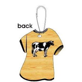 Cow T-Shirt Zipper Pull