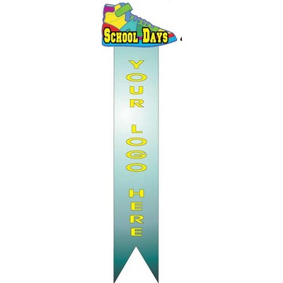 School Days Shoe Bookmark w/ Black Back