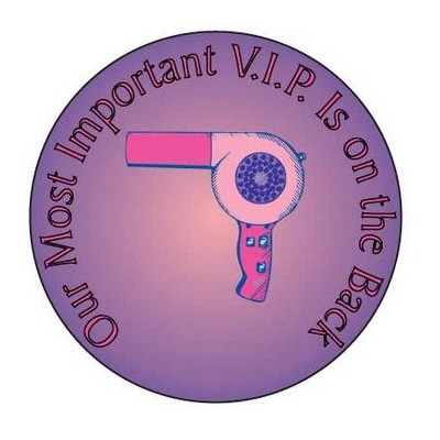 Hair Dryer Hand Mirror (2½" Diameter)