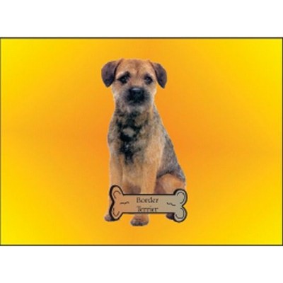 Border Terrier Dog Rectangle Metal Photo Magnet (2"x3")