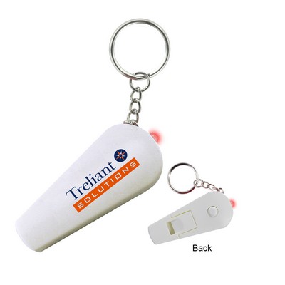 Whistle LED Flashlight with Keychain