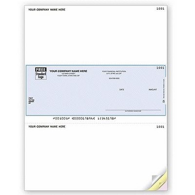 Standard Security Laser Multipurpose Checks - 1 Part