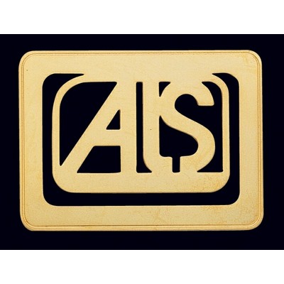 2" Star Top Brass Bookmark