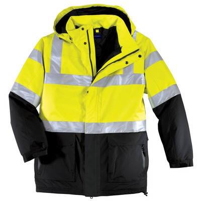 Port Authority® ANSI 107 Class 3 Safety Heavyweight Parka.