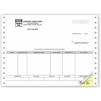 Statement Forms - Classic, Sage® 300 ERP (2 Part)