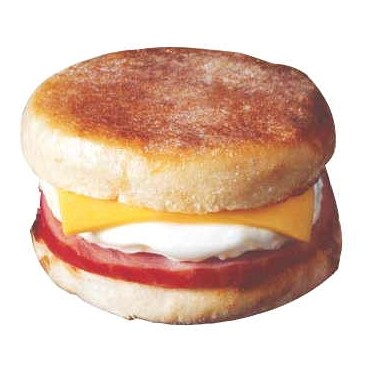 Breakfast Sandwich Executive Magnet w/ Full Magnetic Back (10 Square Inch)