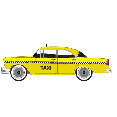 Taxicab Executive Magnet w/ Full Magnetic Back (10 Square Inch)