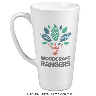 16 Oz. Tall Latté Mug w/Full Color Imprint