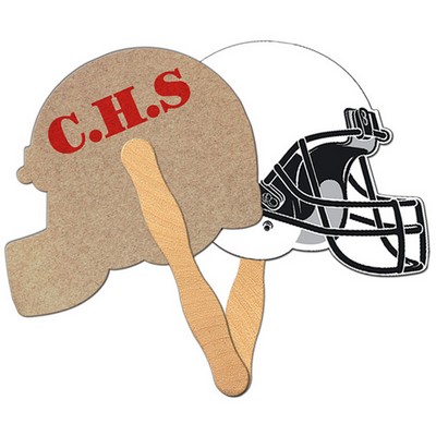 Sports Helmet Recycled Hand Fan