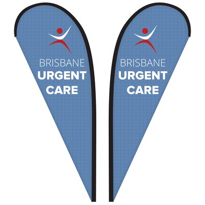 8' Double Sided Custom Portable Teardrop Banners