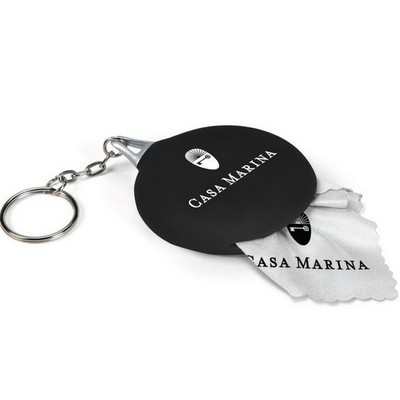 Ultra Opper Fiber® Cloth w/Big Mouth™ Key Chain - 1 Color - Standard Production