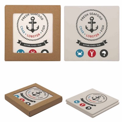 Square Two Coaster Set