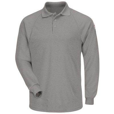 Bulwark® Men's Classic Lightweight FR Long Sleeve Polo Shirt