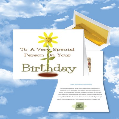 Cloud Nine Birthday Music Download Greeting Card w/ Special Person on Your Birthday