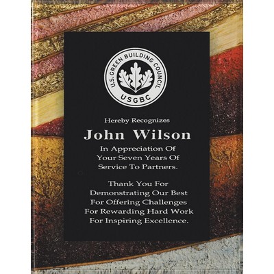 Acrylic Art Series Autumn Harvest Plaque - 11 3/4" - Blank