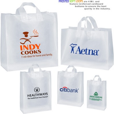 Colored Frosty Soft Loop Bags (16"x 6"x 12")