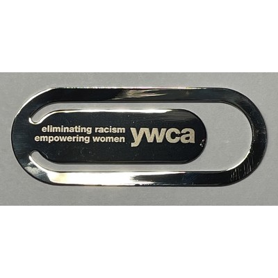 Oval Shape Metal Bookmark