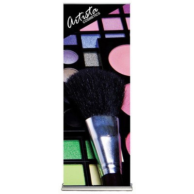 33.5" Steppy Retractable - 80"h Fabric Graphic Package