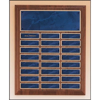 Solid Walnut Perpetual Plaque (12" x 15")