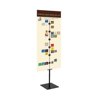 Economy Banner Stand Kit, Single Sided Premium Film (23" x 60")