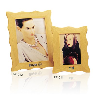 Leaf Design Wood Frame (5" x 7" Photo)