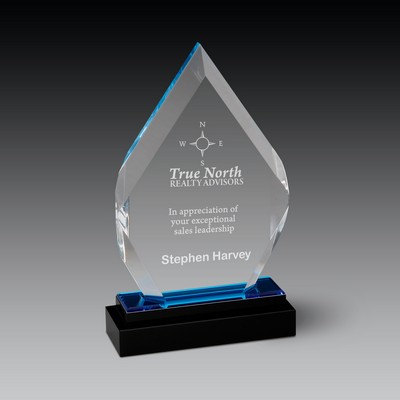 CrystalAcrylic Fusion Diamond Facet™ Award (5"x8-1/8"x1¾")