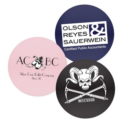 4" Round Water-Resistant Sticker