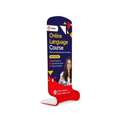 Fabric Display Stand Snake B Package, Single Sided 38.2" x 117.33"