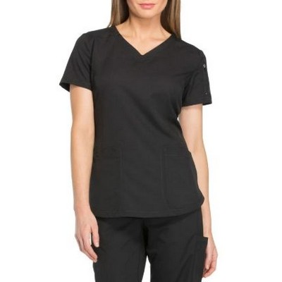 Dickies® Women's Dynamix V-Neck Top Scrub Shirt w/Patch Pockets