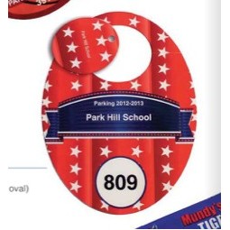 CombiPass - Laminated - Vertical Oval Shape w/Pop Out Key Card (4.5" X 6.0")