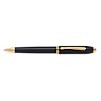 Luxury Line Cross Townsend Polished Black Lacquer Ballpoint 23 KT Gold Plated Appts