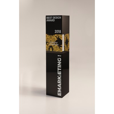 Tower Award - Cube Back Print