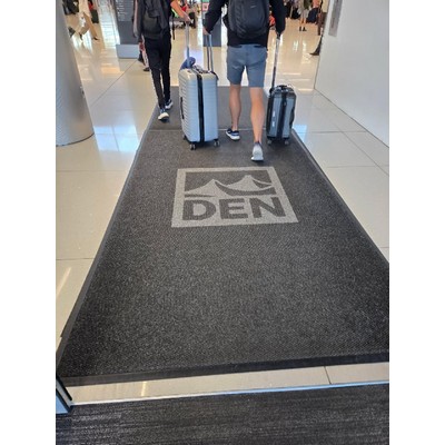 Outdoor or Indoor Logo Entry Mat - Brand Ambassador Logo Floor Mat - 4' X 8'