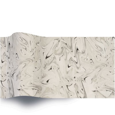 Black Marble Stock Design Tissue Paper (B)