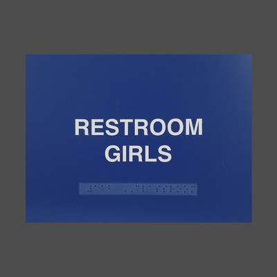 Plastic ADA Wall Sign (8"x12")