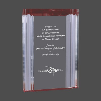 Red Channel Acrylic Award (5"x7")