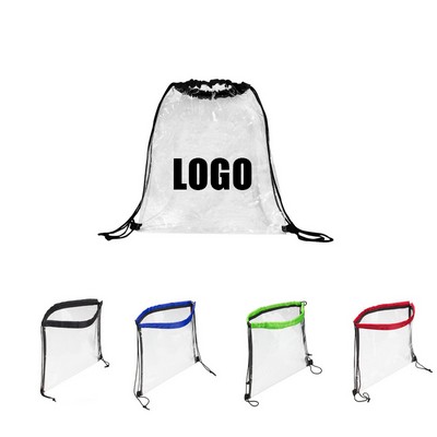 Clear Drawstring Bag