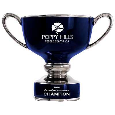 Midnight Blue/Chrome Silver Timpani Bowl Award